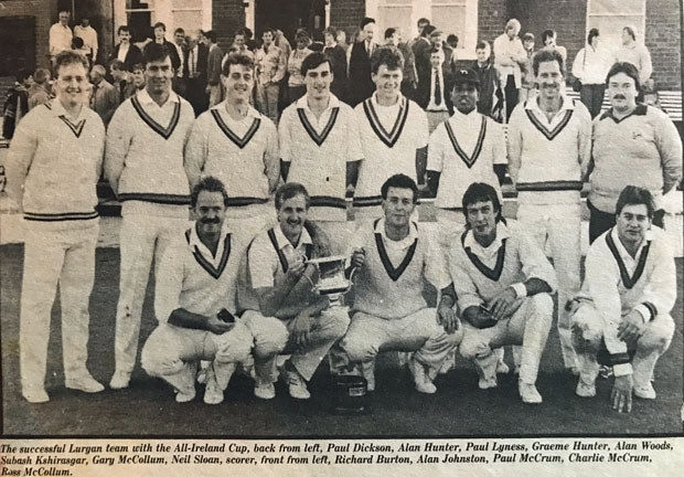 The Lurgan side with one of their three Irish Senior Cups