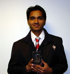 France's Arun Ayyavooraju was Player of the Tournament (Photo: Barry Chambers)
