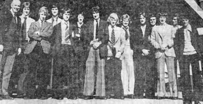 The Ireland party at Dublin Airport prior to the tournament