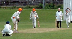 Aman Bailwal batting for Scotland