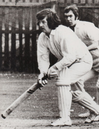 Batting for Lisburn at Wallace Park