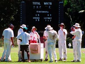 The high temperatures and humidity of Sri Lanka meant that the frequent drinks intervals were looked forward to most eagerly!