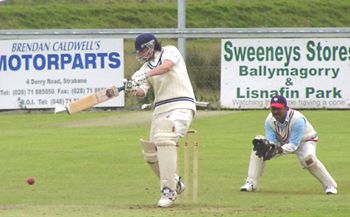 Herschelle Gutman during his innings of 75 against France in the 2002 European Championship ©CricketEurope