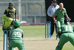 Action from Pakistan v Ireland