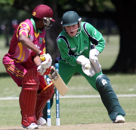 Stuart Poynter gets a stumping against the West Indies (© CricketEurope)