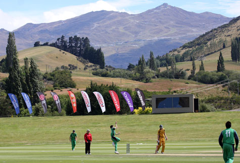 Queenstown was a magnificent setting for Ireland's match against Australia (© CricketEurope)