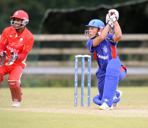 A boundary for Shalako Groenewald of Namibia against Canada