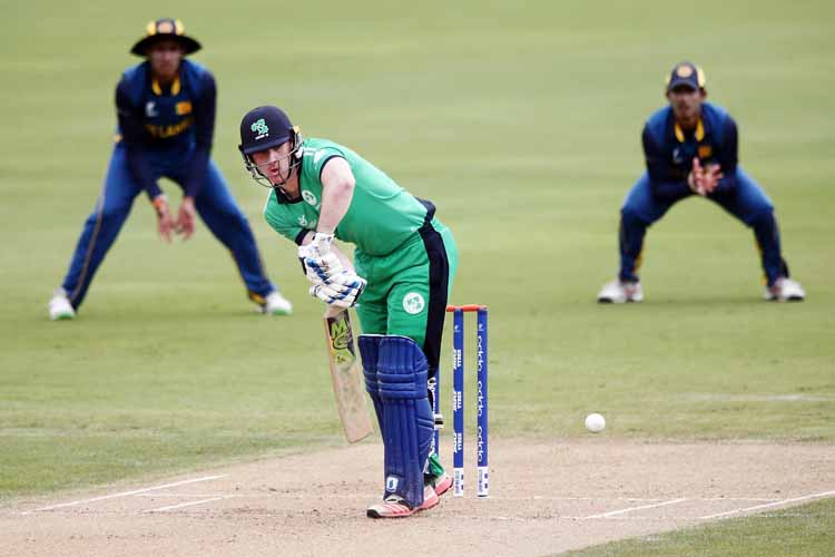 Jamie Grassi batting for Ireland against Sri Lanka (© ICC)