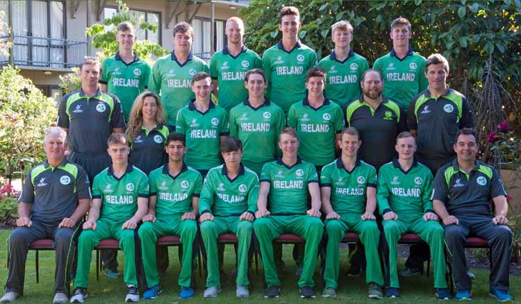 The Ireland squad (© ICC)