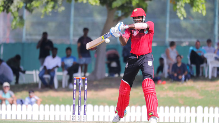 Singapore's Surendra Chandramohan made 51 as his side beat Scotland by 2 runs (ICC)