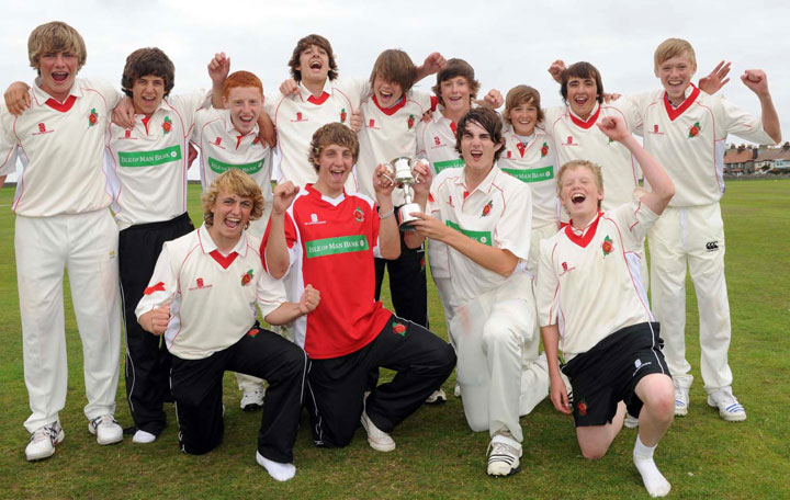 The Isle of Man team that won the European Under 17 Division 2 title in 2010