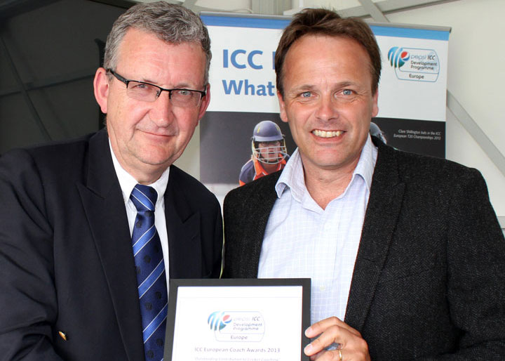 Receiving a European Coaches Award in 2013