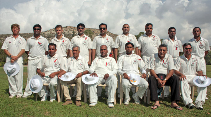 The Swiss squad at the 2009 European Division 4 Championship in Cyprus