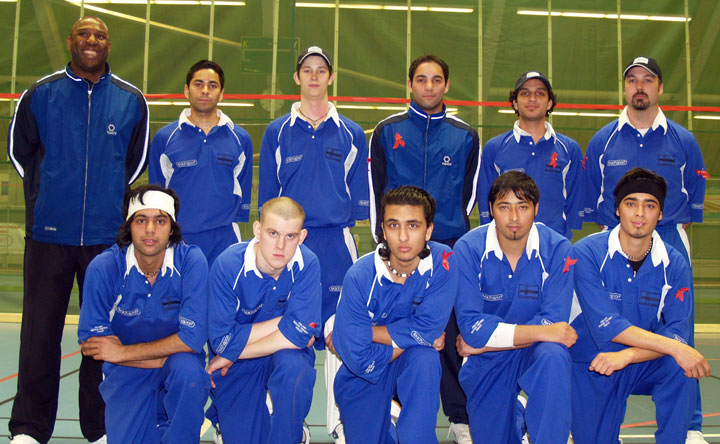 The Finnish squad which took aprt in the 2008 European Indoor tournament in Kuortane