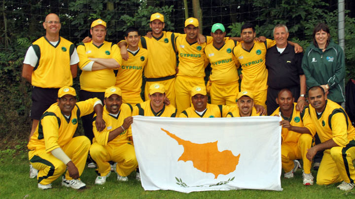 The Cyprus squad at the European Division 2 tournament in Belgium 2011