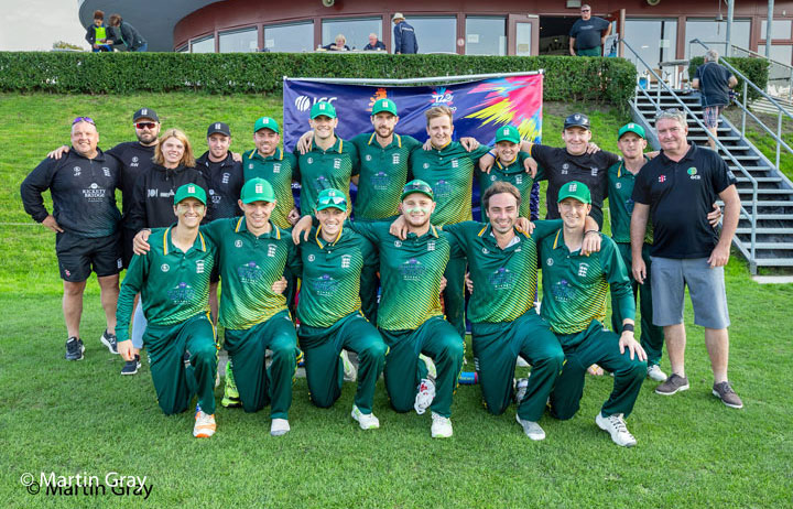 The Guernsey squad at the 2018 European Division 1 tournament in The Netherlands