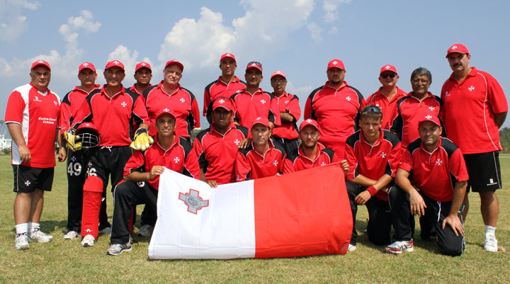 Malta squad at the 2012 European Division 2 tournament in Corfu