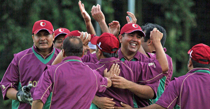 Portugal celebrate a dismissal against the Isle of Man