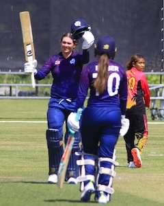 Saskia Horley celebrates her century