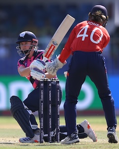 Scotland batting during today's game