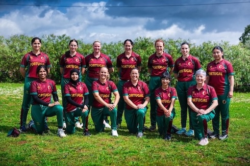 The winning Portugal women's squad