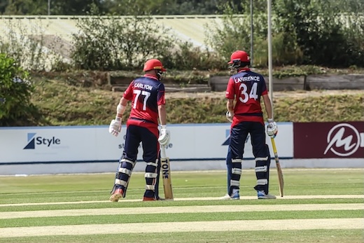 Carlyon and Lawrenson during their partnership
