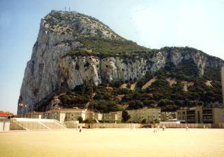 The Victoria ground in Gibraltar