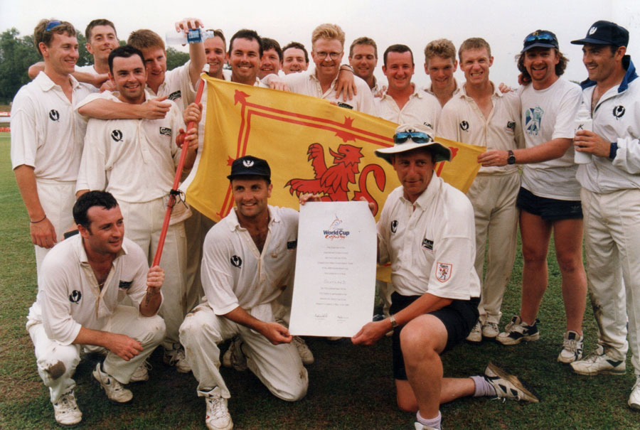 Scotland celebrate their World Cup qualification