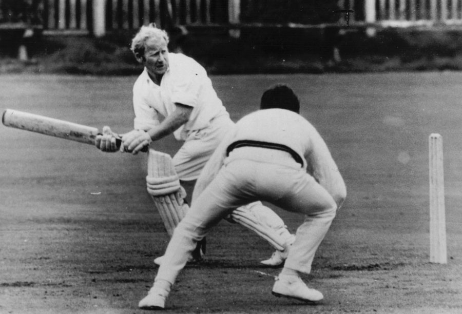 Roy Harrison batting for Waringstown