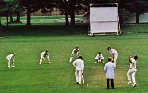 Facing Alec O'Riordan at College Park in 1973