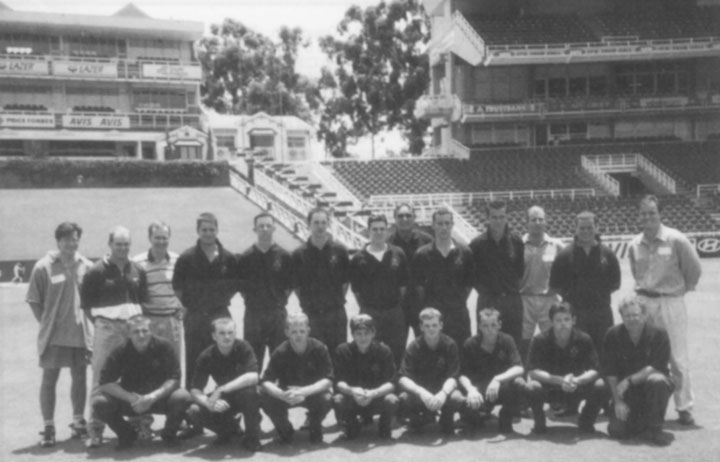 The Ireland squad at 1998 Under 19 World Cup