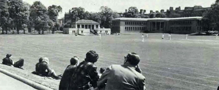 View over College Park during the match between Leprechauns and Irish Universities