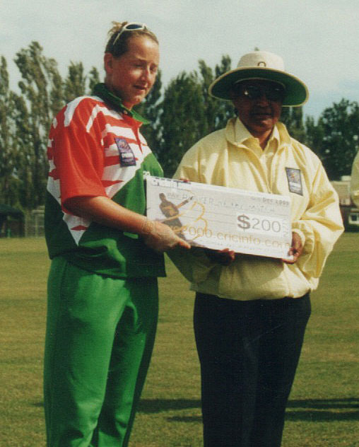 Caitriona Beggs: Ireland v Netherlands, World Cup, Christchurch, 14 December 2000