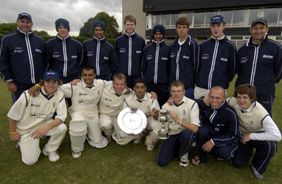 The winning Scotland squad