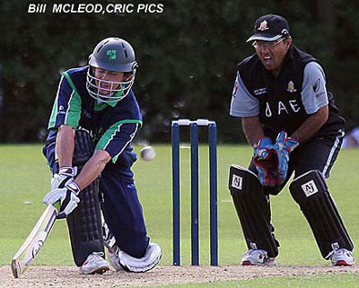 Ed Joyce of Ireland during his century against UAE