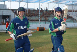 The Irish openers against Pakistan